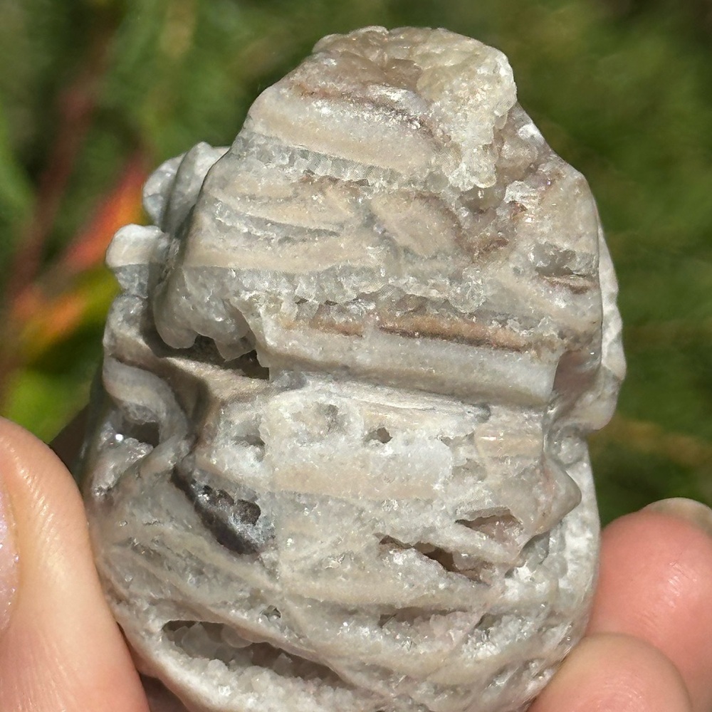 Sphalerite Druzy Skull - Picture 8 of 11